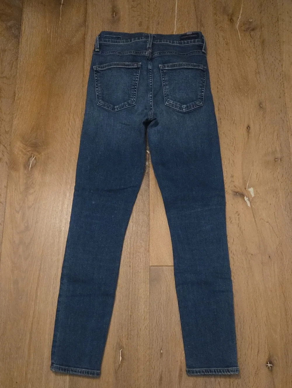 Citizens of Humanity Rocket Ankle High Rise Skinny Blue Denim Jeans 25
